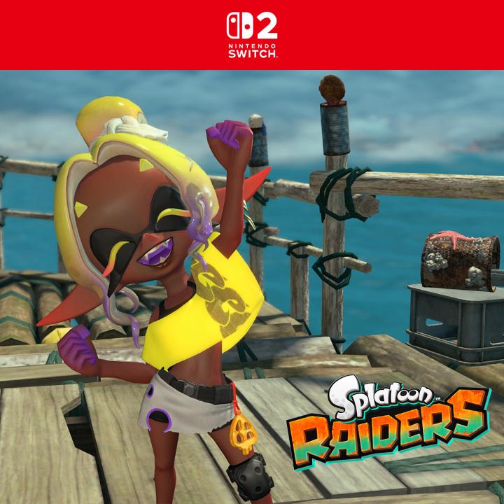 Mischievous young leader of the Onaga clan, with the skill to control nine moray eels at once, it’s Deep Cut’s powerhouse, Frye! #SplatoonRaiders