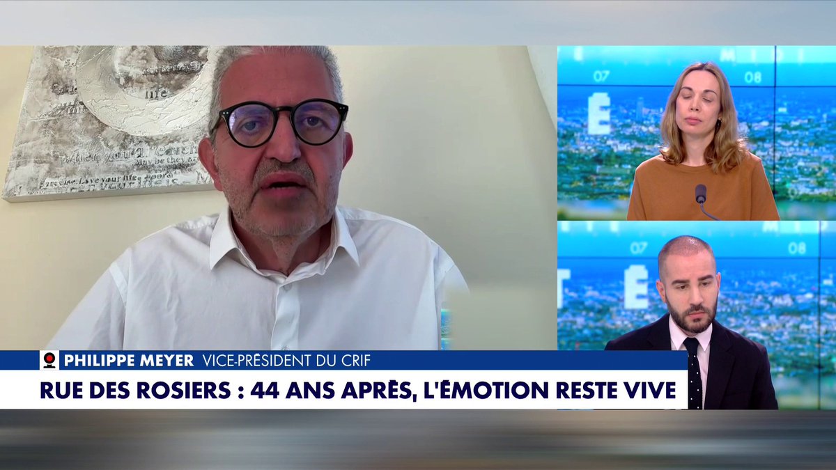 Philippe Meyer, vice-président du CRIF, à l'occasion des 44 ans de l'attentat de la rue des Rosiers : «Une partie de la classe politique souffle sur les braises de la haine anti-juifs», dans #MidiNewsEte Toute l'info est à retrouver sur