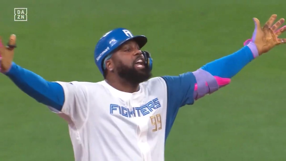 カッコ良すぎる… レイエス 代打で大仕事 2点差を追いつくタイムリー ⚾️日本ハム×楽天 #lovefighters #だったらDAZN