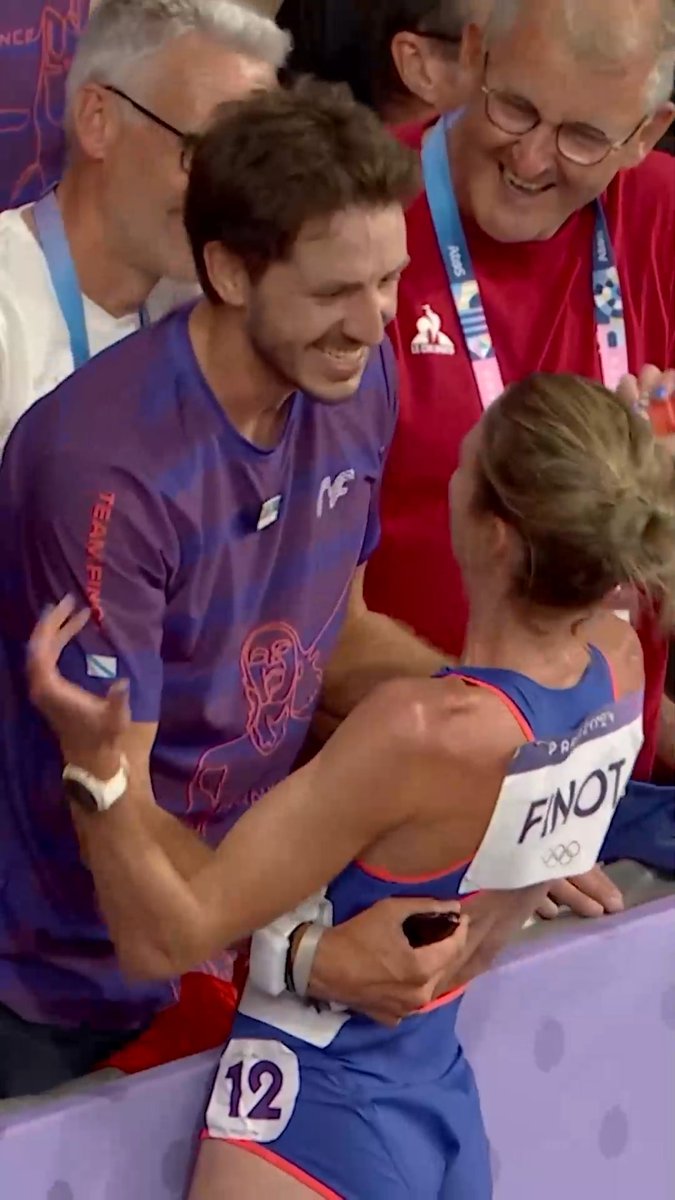 A moment from Paris 2024 that Alice Finot and her husband will never forget ❤️💍