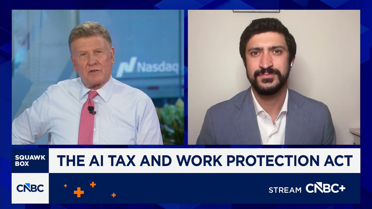 .Congressman Greg Casar is pushing a bill to protect American workers from AI-driven unemployment. "We want AI that's going to help us make our society better and stronger," he says. "But we also know that these AI CEOs are out there talking about 'the end of work.'"
