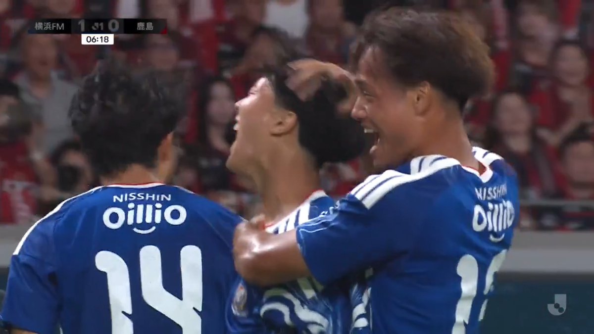 新時代の幕開けにふさわしい、 2026/27シーズンのファーストゴール✨️ 16歳・三井寺眞が決めた!!! 🎦 ゴール動画 🏆 明治安田J1リーグ 🆚 横浜FMvs鹿島 🔢 1-0 ⌚️ 7分 ⚽️ 三井寺 眞(横浜FM) #Jリーグ