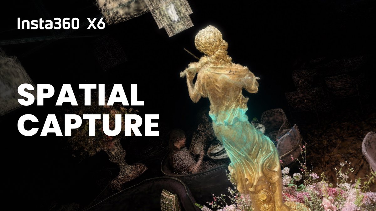 Don't just rewatch it. Re-enter it 🌎 Insta360 X6 introduces all-new Spatial Capture. Record a place in 360, bring it into the app, and it becomes a 3D model, yours to keep. Every angle, exactly where you left it. Coming August 12. #Insta360X6 #GaussianSplatting #360camera