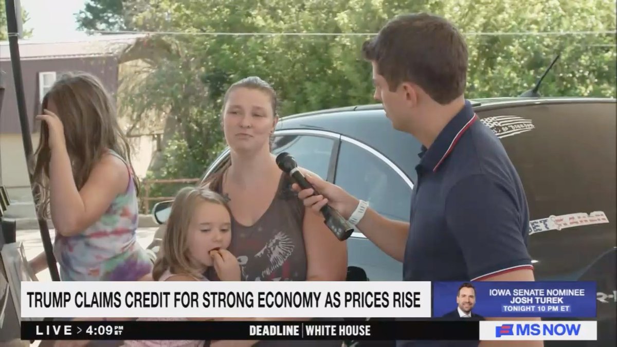 Ohio Trump voters: "You can't do anything with gas prices, you can't afford to breathe at this point... I try to do a lot for my kids and I can't do much... He needs to look out for the American people instead of himself."