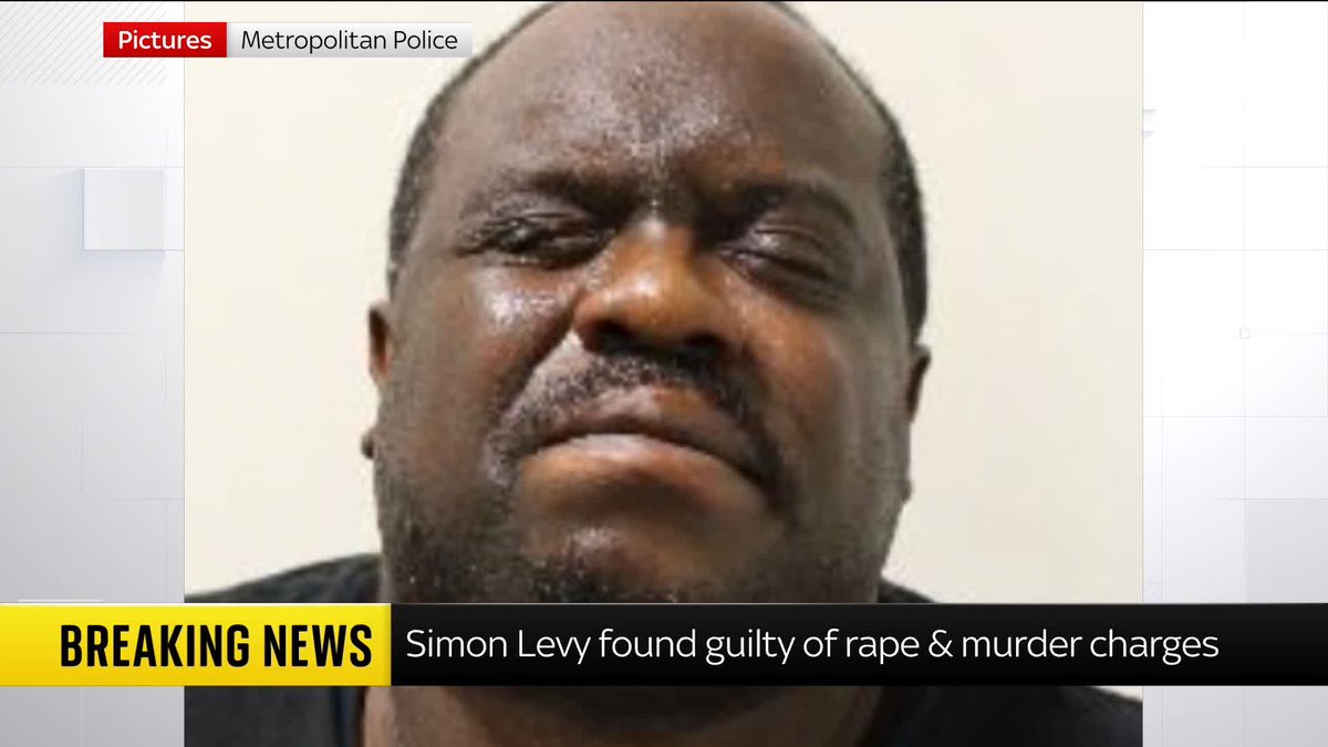 BREAKING: Serial sexual predator Simon Levy, 40, has been found guilty of murdering two women and violently raping a third amid a string of missed chances to stop him. Sky's Barnaby Papadopulos reports. Latest: 📺 Sky 501, Virgin 602, Freeview 233 and YouTube