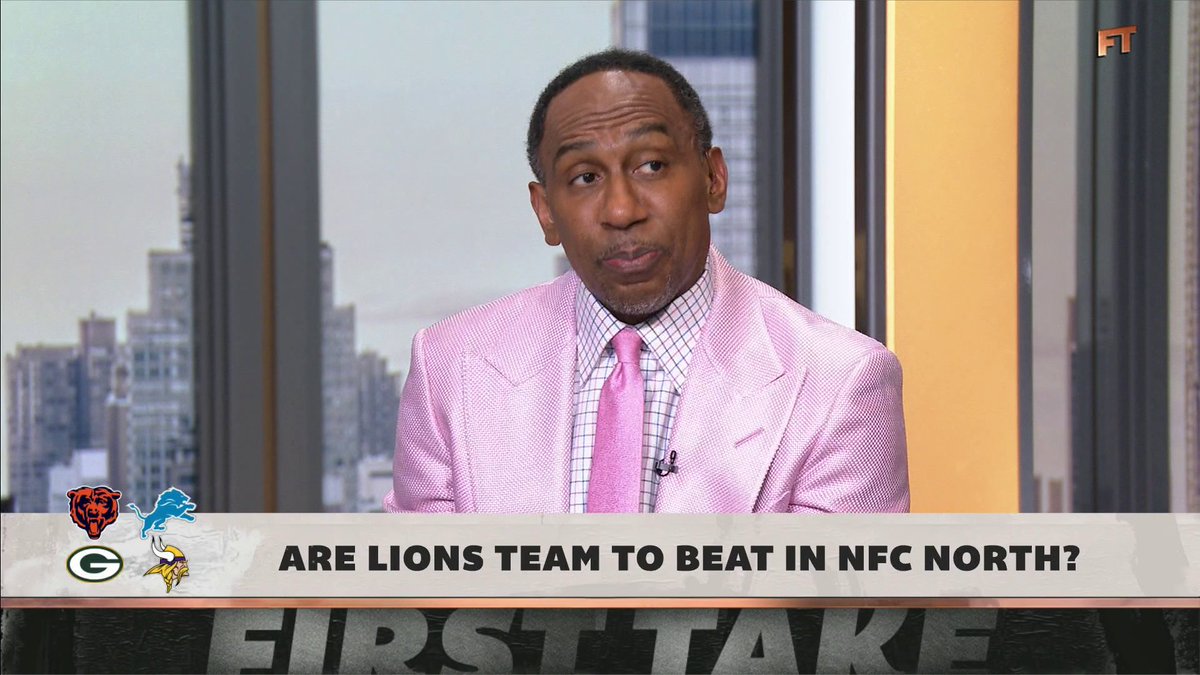 “I think, looking at the rest of the NFC North, you’ve got to give your respect where respect is due and say 'you should be able to take this division if you're Detroit.'” Stephen A Smith and the First Take crew debate who's the team to beat in the NFC North 👀