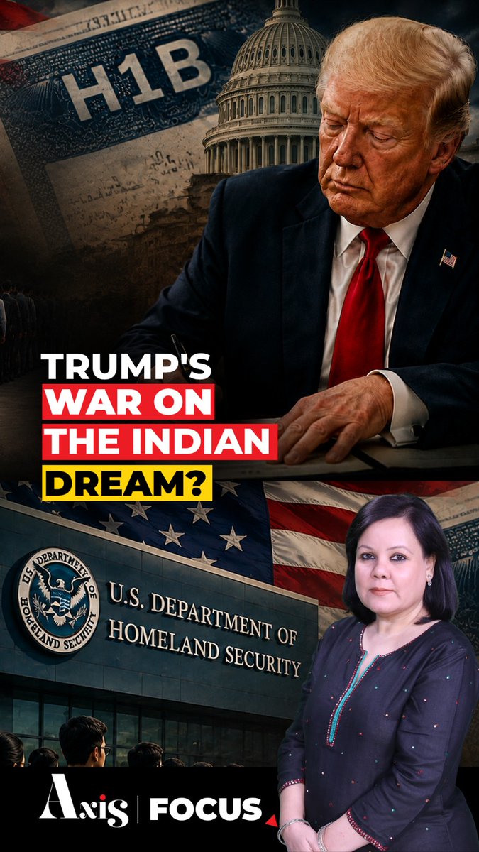 In less than a year, five Trump decisions have reshaped the landscape for Indians in the U.S. 🇺🇸 What's changed? 1️⃣ New birthright citizenship restrictions 2️⃣ Major H-1B visa changes 3️⃣ A proposed $100,000 fee on student work permits 4️⃣ A green card rule that could force applicants to leave the U.S. and reapply 5️⃣ The original H-1B fee hike None of these decisions closes the door on its own. But together, they could make it significantly harder for Indian professionals, students, and families to build their future in America. Watch the full breakdown and decide for yourself. #H1B #USImmigration #GreenCard #IndianAmericans #Trump