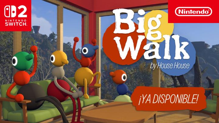 ¡Pasa el rato en compañía y explora un vasto mundo abierto! Big Walk es una aventura que gira en torno a resolver puzles y hablar por los codos. Corre la voz entre tus amigos: ¡ya está disponible en #NintendoSwitch2! Pégate una caminata: