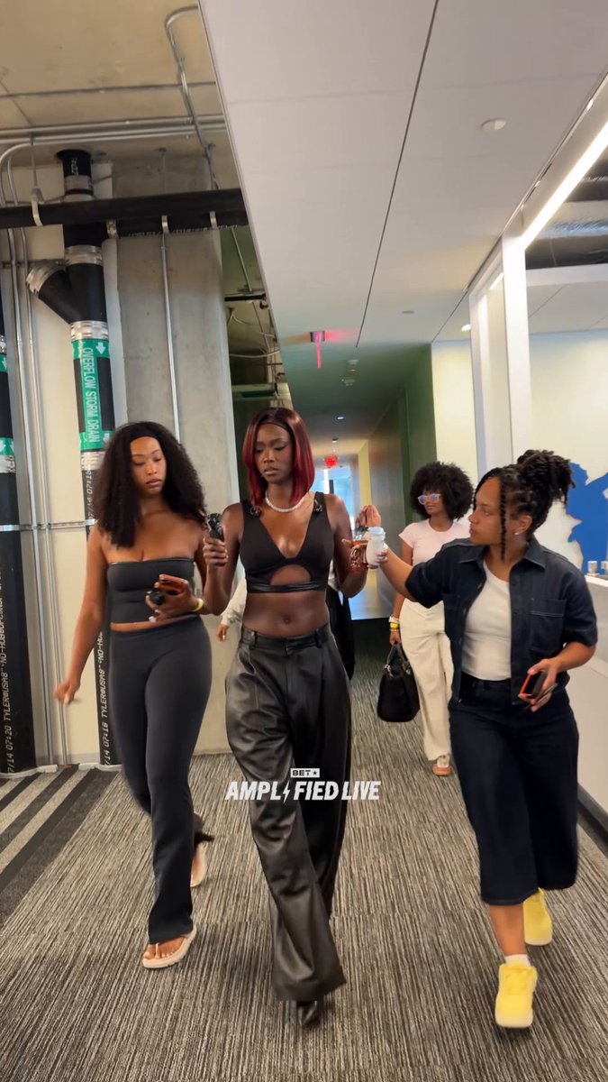 POV: You got invited behind the scenes. 🎥 Take a peek at everything that happened before Ebony Riley lit up the stage, then head to YouTube for the full #BETAmplified episode!