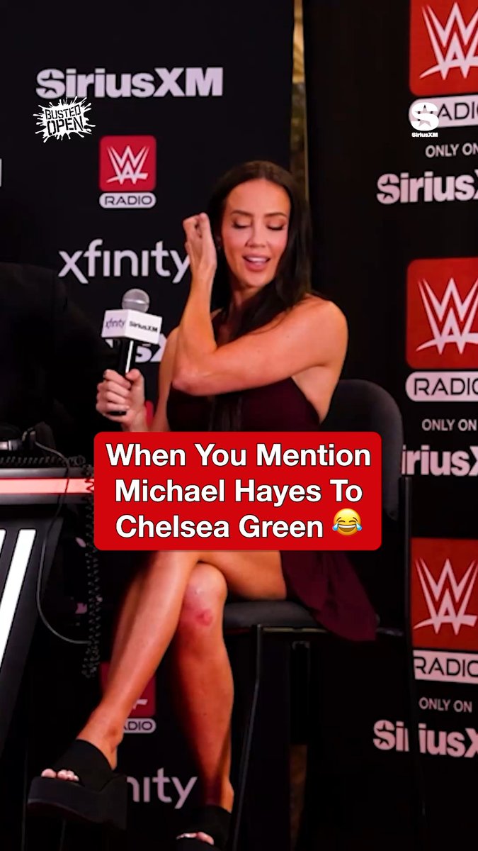 It feels like Chelsea Green has heard the Michael Hayes comments enough, but before her ladder match at SummerSlam, our SiriusXM Busted Open team had to bring it up again 😂 Good thing she won and we had nothing to edit out! #wwe #wrestling #prowrestling #chelseagreen