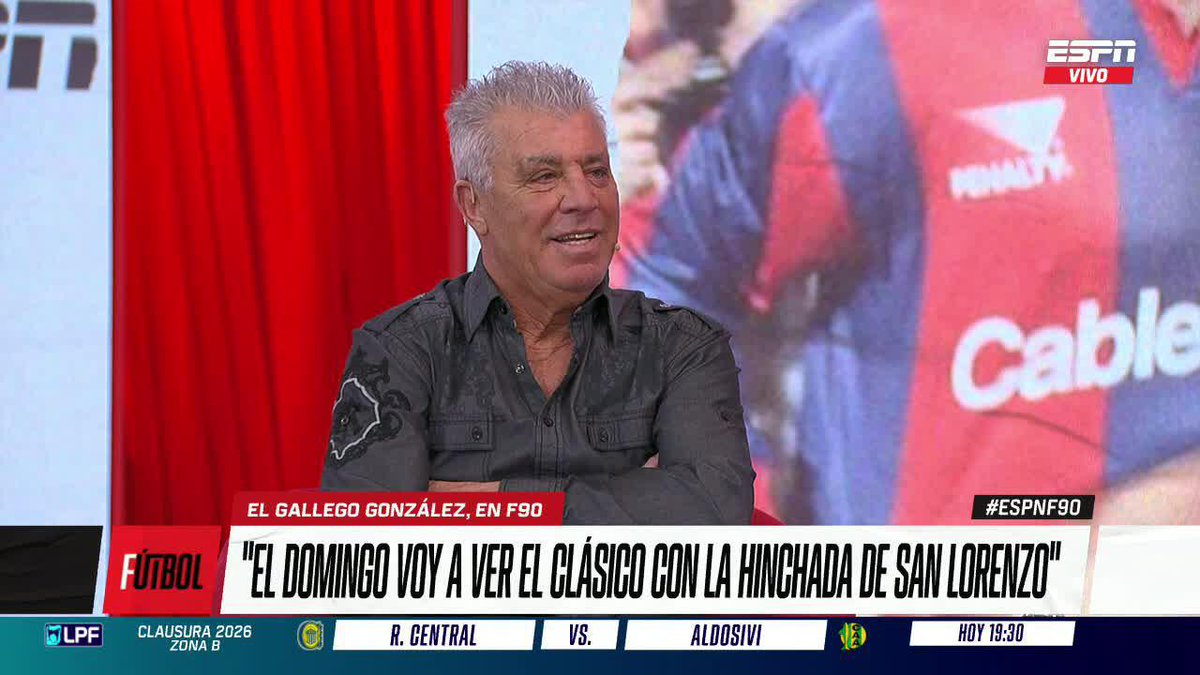 "EL DOMINGO VOY A IR A LA CANCHA... A LA HINCHADA, NO QUIERO PLATEA". El Gallego González, hincha de River, LEYENDA de San Lorenzo y un tipazo que sigue eligiendo la Popular para ver el Clásico de barrio más grande del mundo. 📺 #DisneyPlus Plan Premium