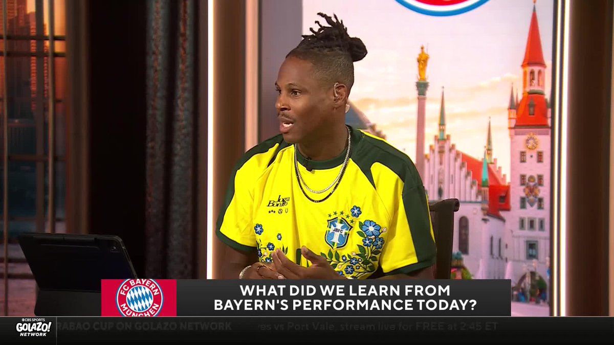 "As soon as we figure out how to properly pronounce his name, he will be a name we'll be saying more" 🤣 @Oeste gives props to 21-year-old Bayern full-back Tom Bischof for his performance against Aston Villa 👏