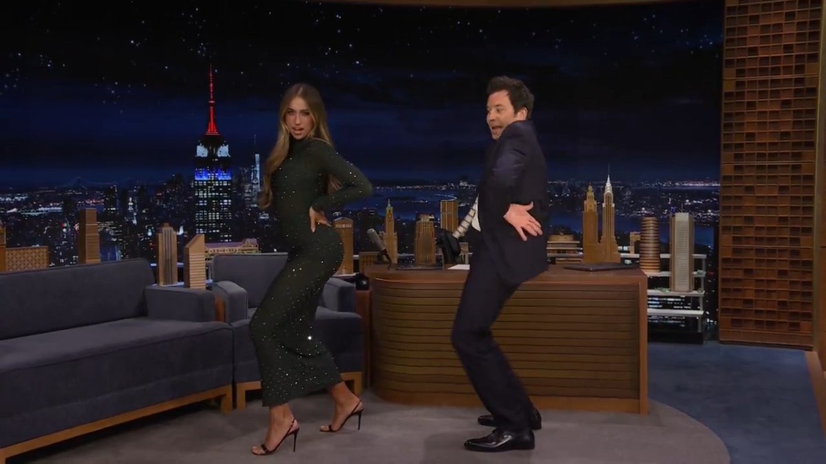 .Tate McRae gives Jimmy a dance tutorial! #FallonFlashback