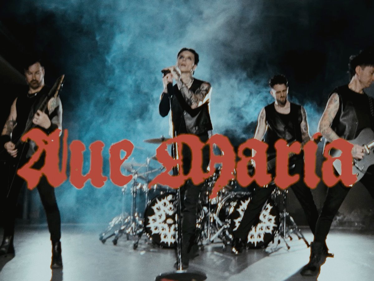 So sing Ave Maria, hеal the pain 🦇 From our latest album VINDICATE, stream Ave Maria everywhere now 🖤 🎥 Joshua Shultz