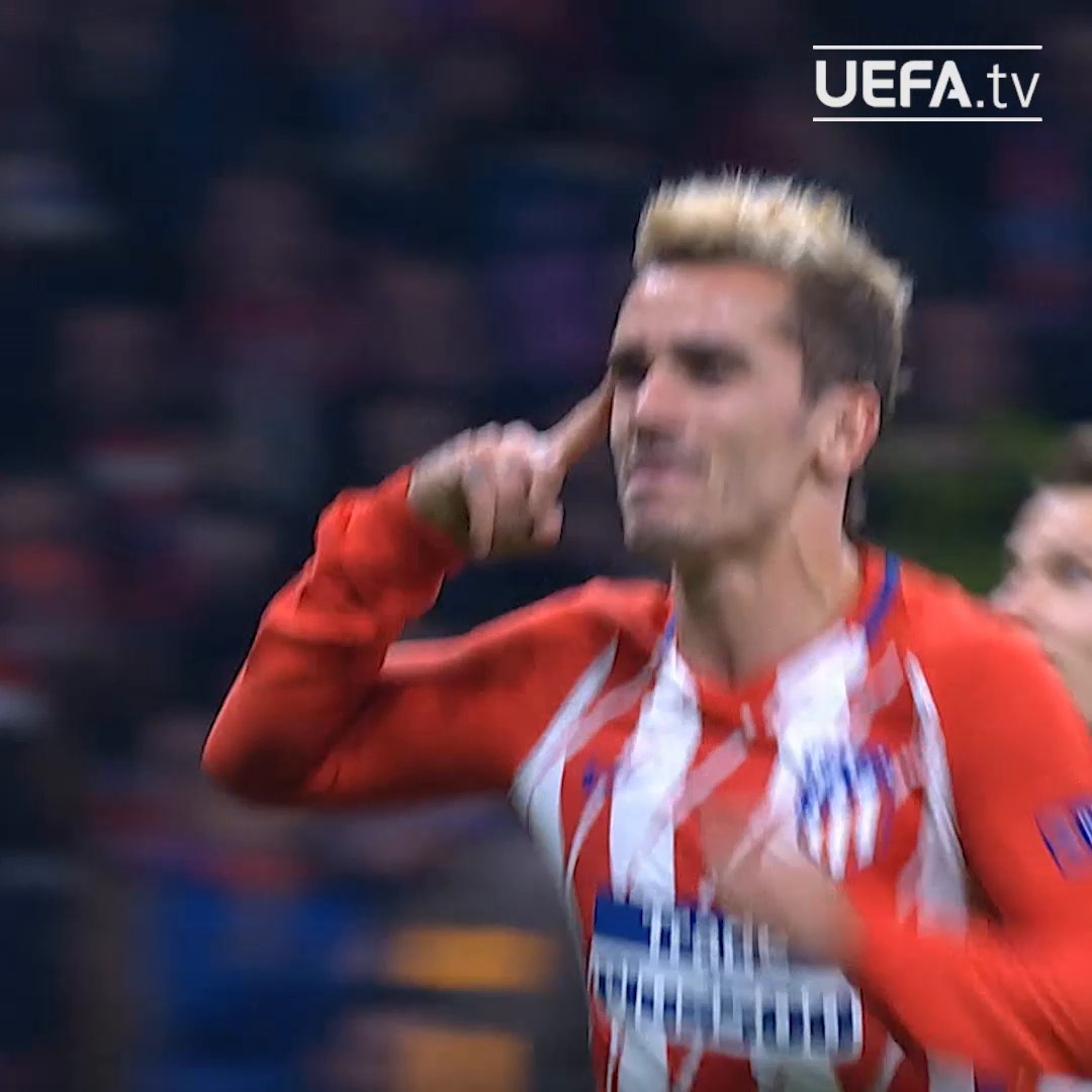 ⚽ Antoine Griezmann goleando con el 𝟕 #UCL