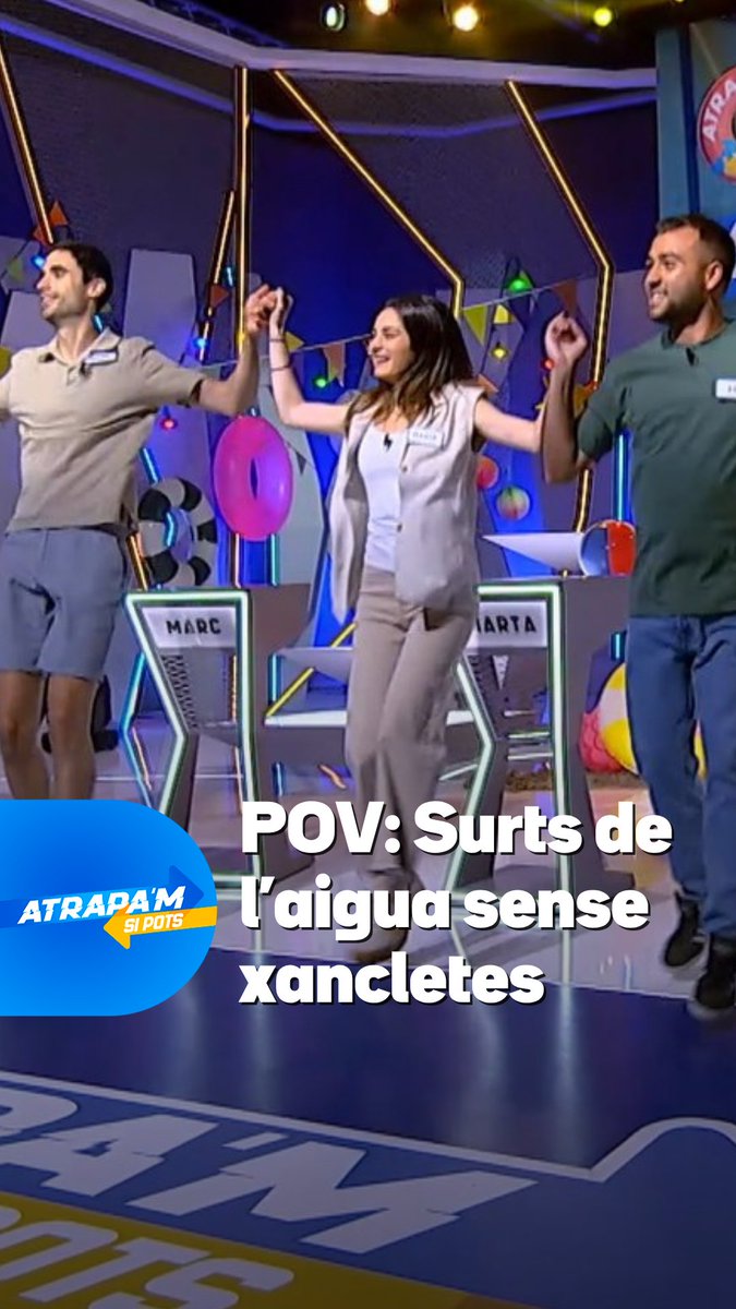 Dissimula, que no es noti que t'estàs rostint els peus 😬 #Atrapam3Cat