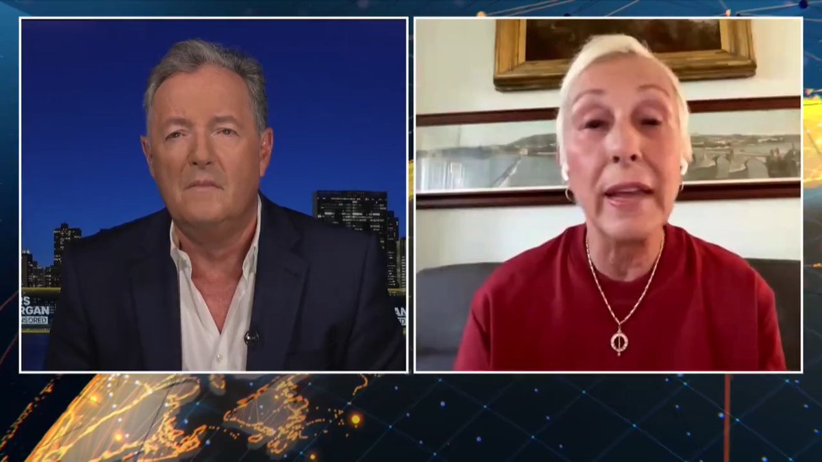 Martina Navratilova ‘finds it really sad’ that Sophie Cunningham has faced ‘vitriol’ for saying biological males shouldn't compete against women in sports. “She was speaking her truth!” Watch more 👇 📺 Piers Morgan | Martina Navratilova | Sophie Cunningham