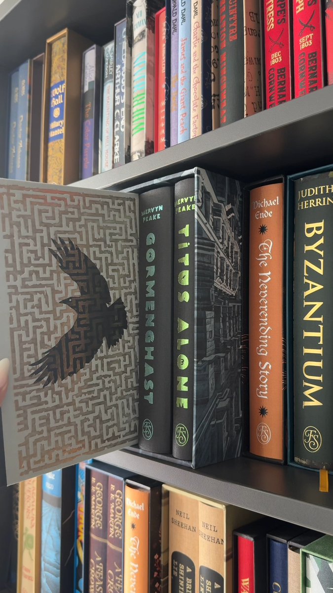 Castle Gormenghast has opened its doors again. 🏰 The Gormenghast Trilogy is back in stock, with Dave McKean’s 142 original hand-drawn illustrations leading readers into a castle ruled by ritual and a world beginning to crumble.