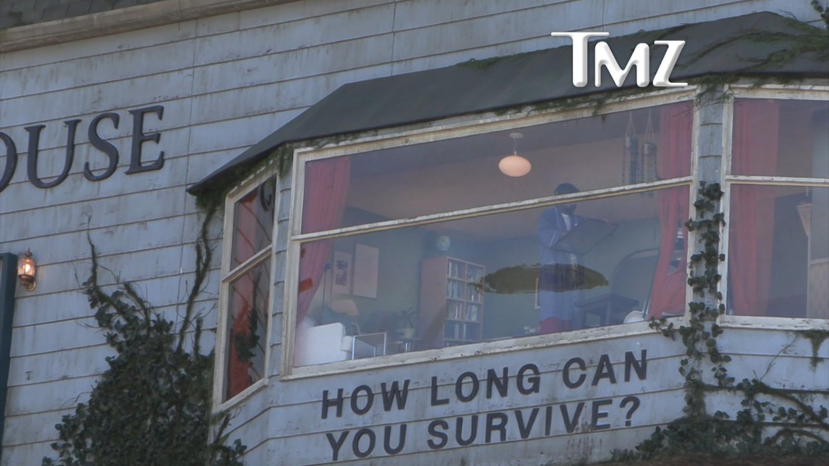 Man living in Netflix's "The Last House" billboard sends a shoutout to TMZ 😭
