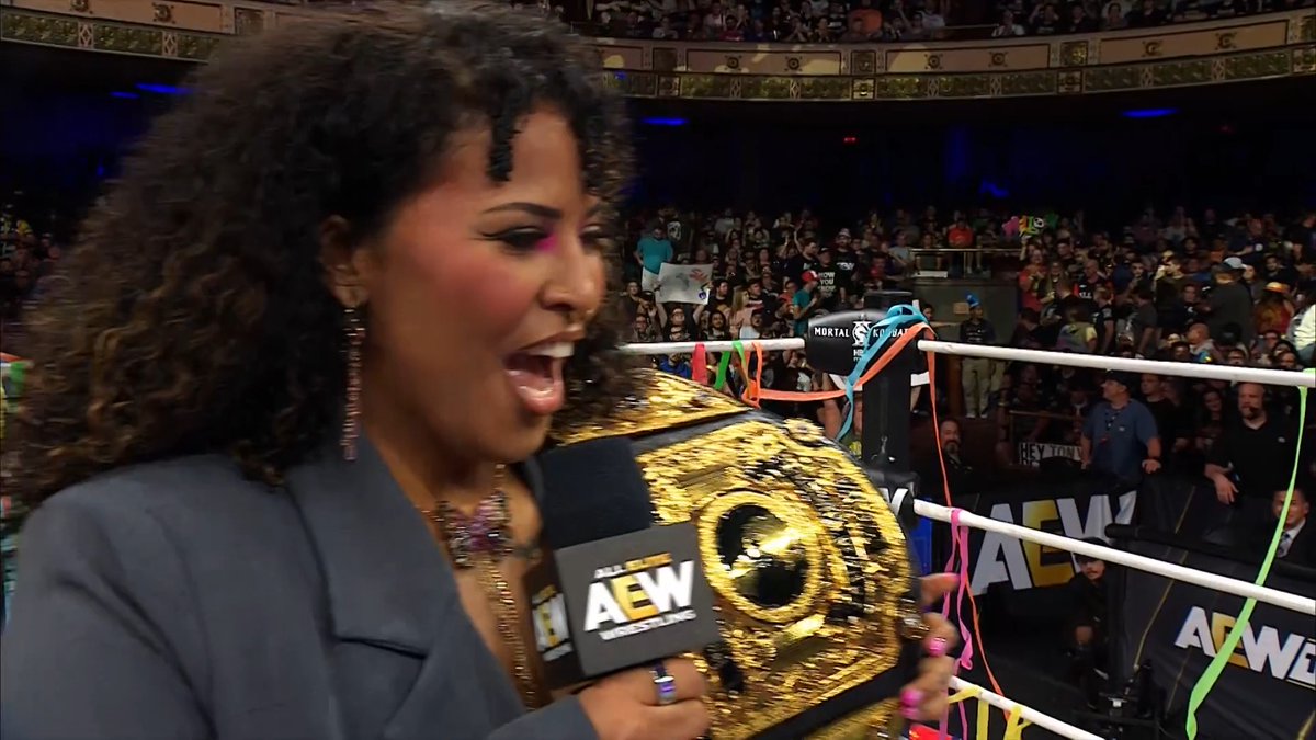"Hope is my greatest strength in the world." Willow Nightingale is heading into Wembley Stadium as AEW Women's World Champion, and she's carrying hope, courage, and inspiration with her every step of the way. #AEWAllIn London Sunday, 30 August @WillowWrestles vs Big D Moné!