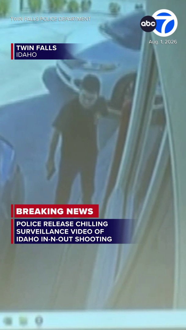CHILLING VIDEO: Idaho police released new surveillance footage showing the chaotic scene when a gunman opened fire at an In-N-Out Burger in Twin Falls. The dramatic video shows terrified employees diving for cover and shielding one another as the gunman fires shots at the drive-thru window.