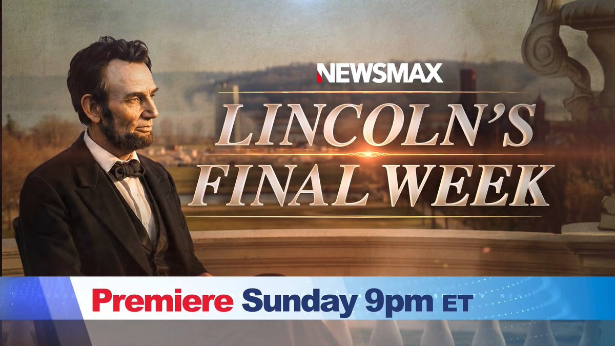 EXCLUSIVE: President Abraham Lincoln saved the Union and helped end slavery. But he never saw the peace he fought for. Witness his final seven days with the help of AI in "Lincoln's Final Week," premiering Sunday at 9 PM ET, only on NEWSMAX.