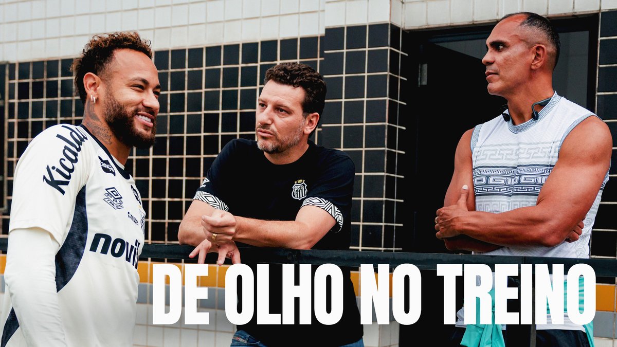 Mais um dia de preparação para o duelo de domingo pelo Brasileirão! ⚪⚫ #SantosNovibet