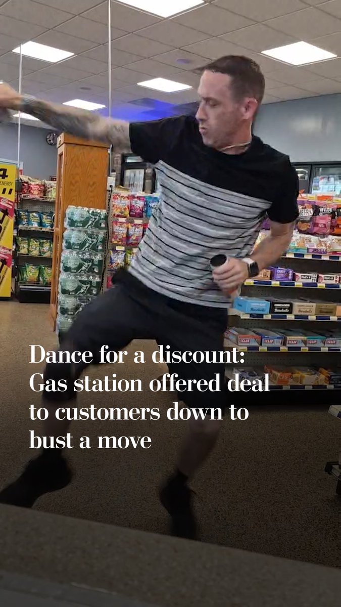Amid high gas prices — an average of more than $4 per gallon across the country — a gas station in Upstate New York offered 20 percent off to customers who were down to bust a move.