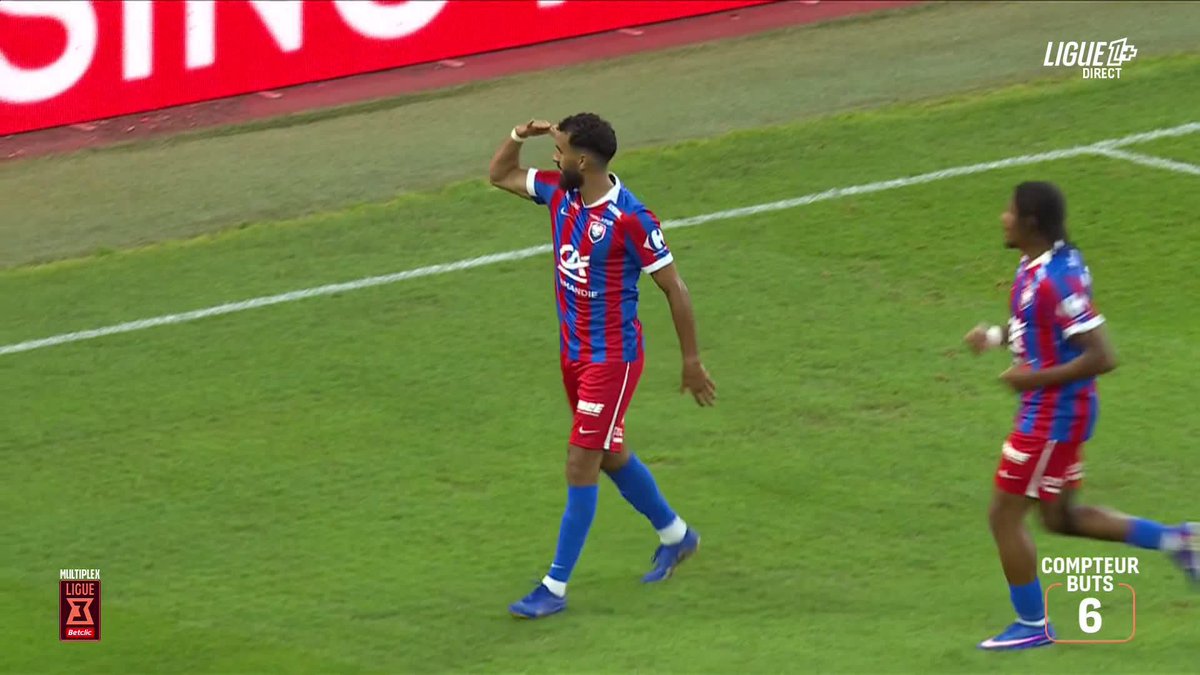 Fahd El Khoumisti frappe encore ! ⚽⚽ Avec ce doublé, l'attaquant du Stade Malherbe Caen inscrit son 87e but en Ligue 3 et devient co-meilleur buteur de l'histoire du championnat 👑 #Ligue1Plus
