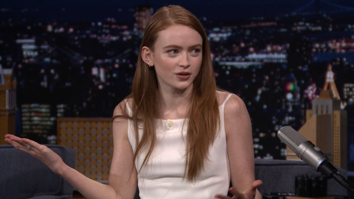 .Tom Holland's Spider-Man: Homecoming was the first Spider-Man Sadie Sink ever watched 🥹 Spider-Man Movie #FallonTonight #SpiderManBrandNewDay