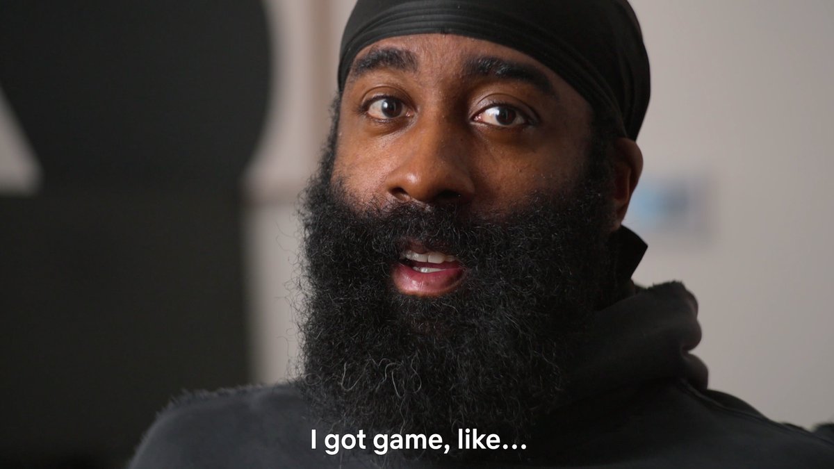 “James got no game.” 💀 James Harden and his girlfriend Paije Speights talking about how they met will never get old 😭 📺 Starting 5, Season 2