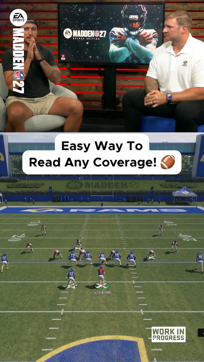 Quick tip for reading a defense in #Madden27 ๐ง ๐
