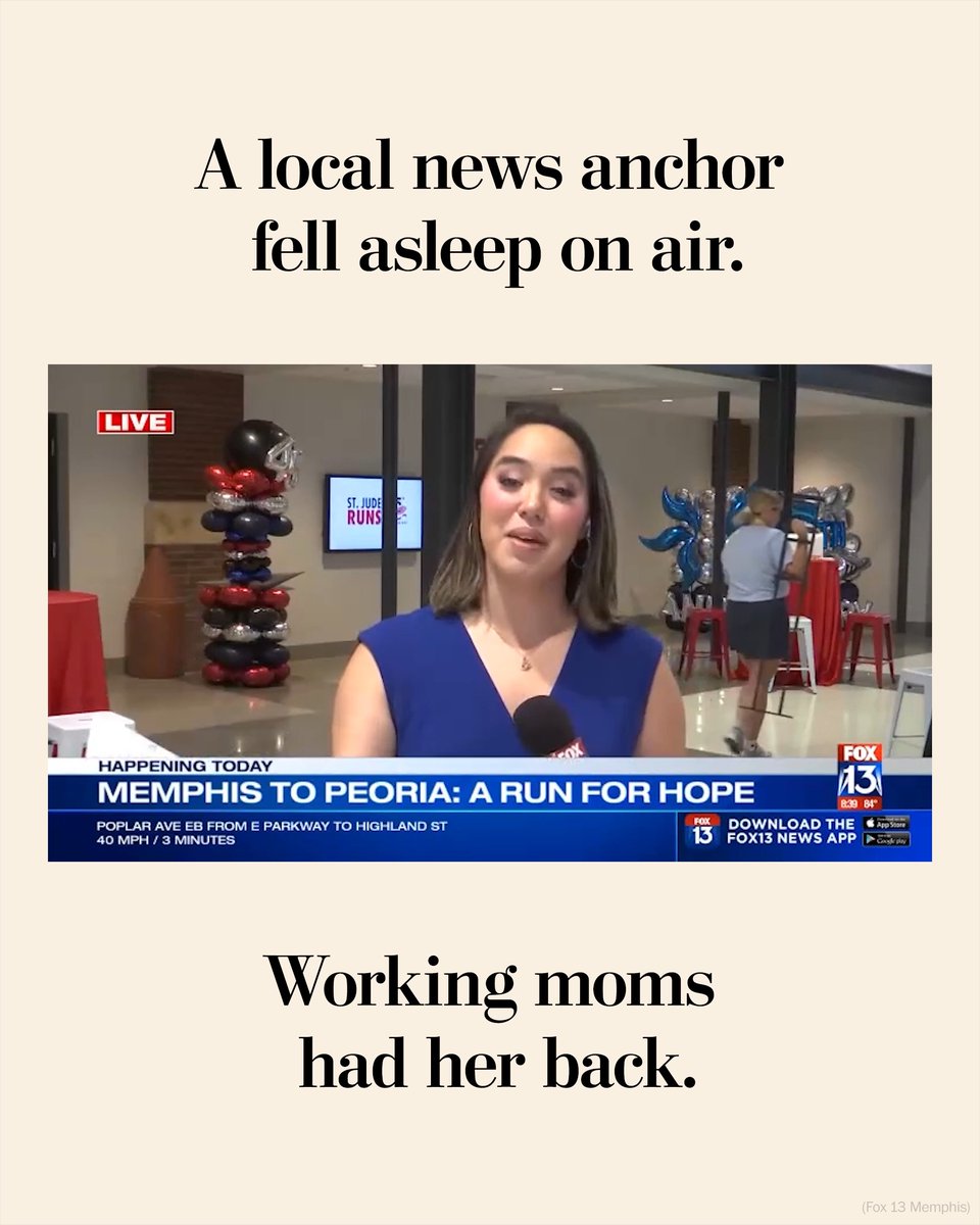Local news anchor Dominique Dillon was mortified after she was caught briefly dozing off on air. But as the clip went viral, so did the support.