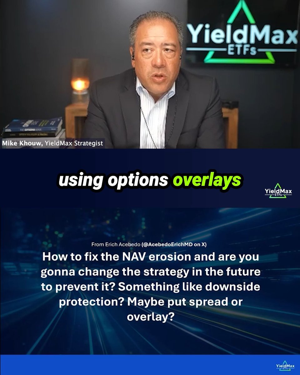 Total return vs. NAV erosion 📊 Want your questions answered LIVE on The Khouw Down? Drop them here⤵️ Live each Thursday on X and YouTube at 4:30pm EST. #YieldMaxETFs