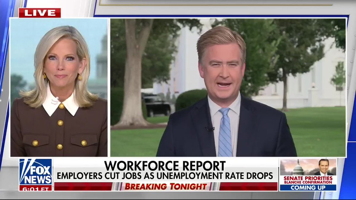 President Trump's push to put the economy front and center ahead of the midterms is facing a new test after a disappointing July jobs report. Peter Doocy reports the economy lost 23,000 jobs last month, while May and June were revised down by a combined 103,000 jobs. The Trump administration is pointing to manufacturing, construction and a surge in domestic mining as signs of economic strength, with the president touting efforts to bring critical mineral production back to the U.S.