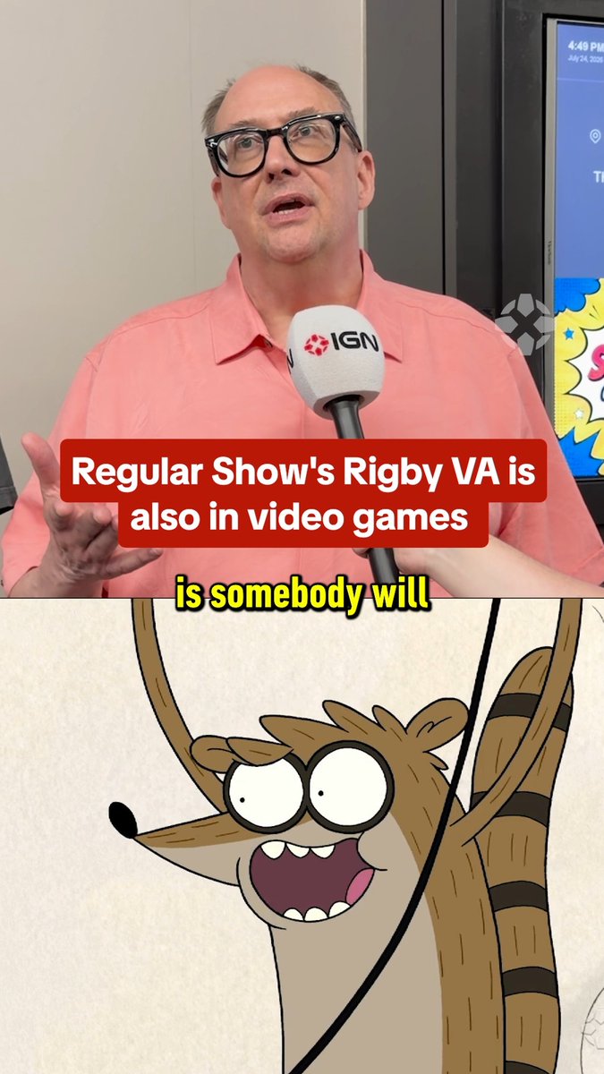 Fun Fact: Doc Ock from the Spider-Man PS5 games and Rigby from Regular Show have the same voice actor. William Salyers has range! #sdcc