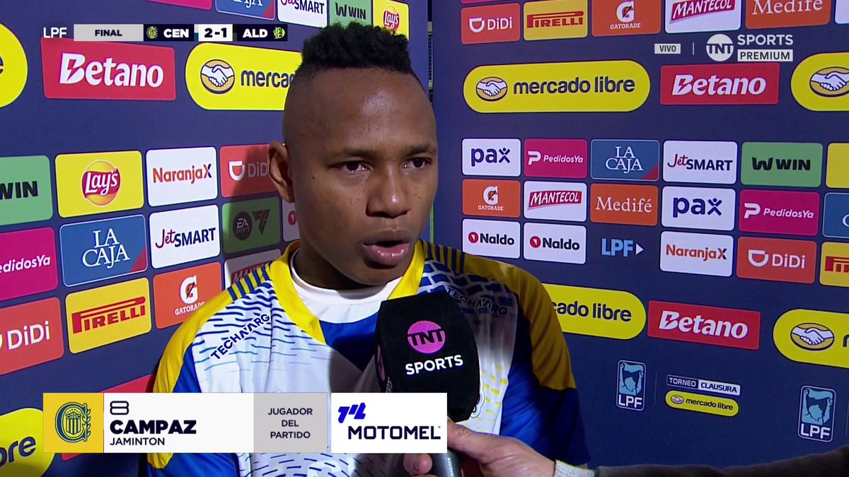JAMINTON CAMPAZ RECORDÓ A RUSSO Después de la victoria ante Aldosivi, Campaz mostró una imagen de Miguel recordándolo. Viví el Torneo Clausura 2026 por TNT Sports Premium y disfrutalo también en HBO Max 👉 #Suscribite #LPFxTNTSports