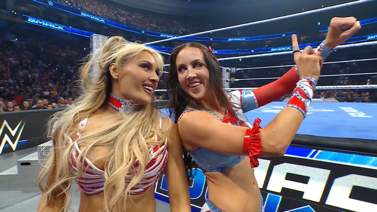 ๐ฎโ๐จ ๐ฎโ๐จ ๐ฎโ๐จ Tiffany Stratton and CHELSEA GREEN are rolling right now. ๐๐ฅ