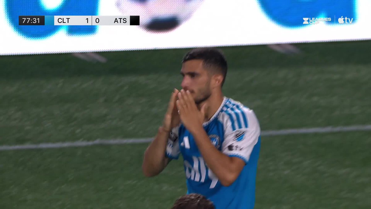 Liel Abada buries it and Charlotte FC takes the lead over Atlas! 📺 Apple TV: