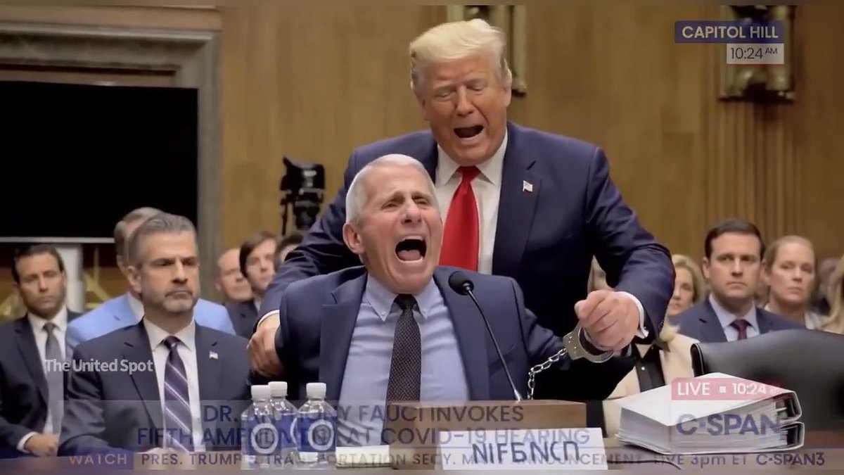 Fauci has been arrested.