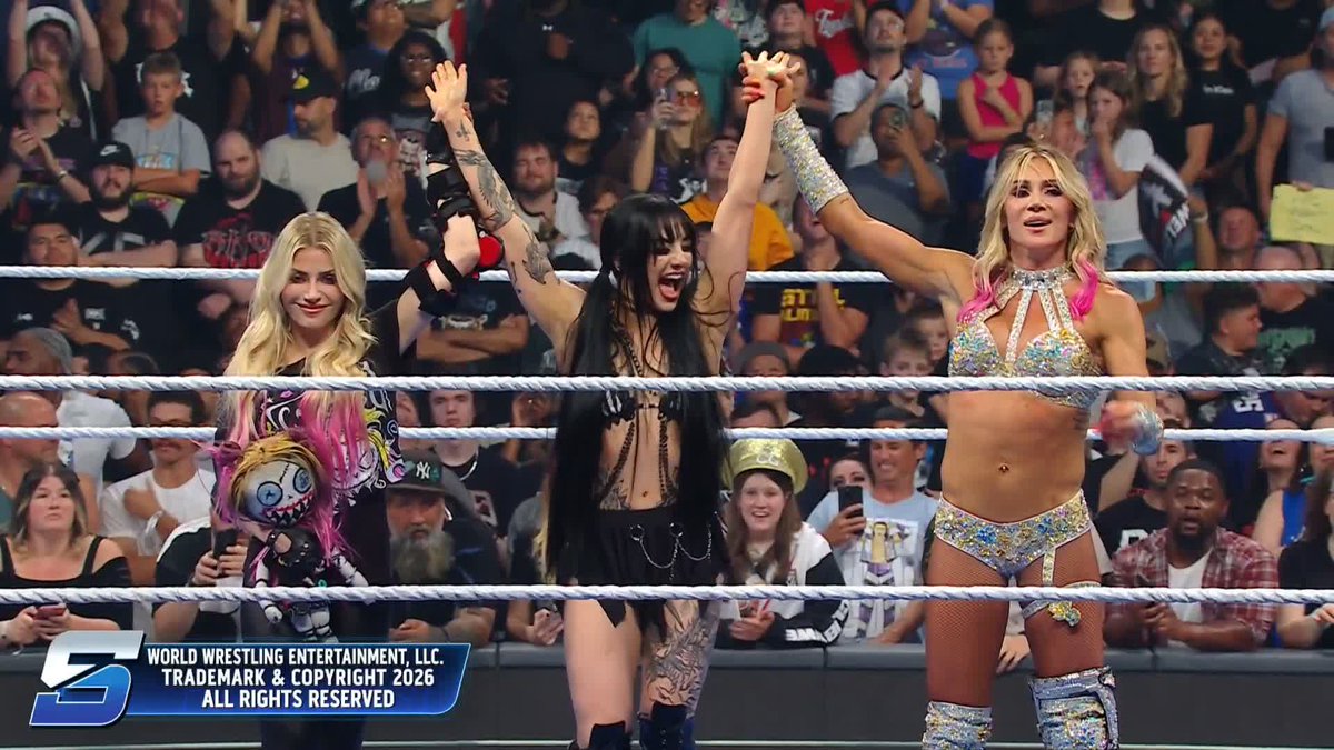 BLISS. FLAIR. PAXLEY. Is a new trio about to take over SmackDown?!? 🤔 Lexi (Kaufman) Cabrera | Charlotte Flair | Tater
