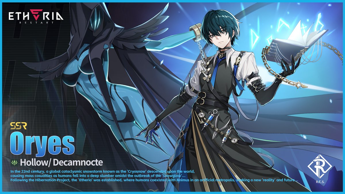 #AnimusPV #Oryes Etheria: Restart Character PV Oryes: Reaper’s Benediction "Do not be afraid. Death is not the end; it can be a new beginning." #EtheriaRestart