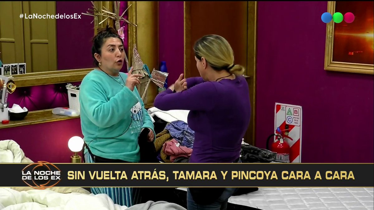 Fuerte cruce entre Tamara y Pincoya 🔥 Mira #LaNocheDeLosEx por Telefe #GranHermano #GeneracionDorada