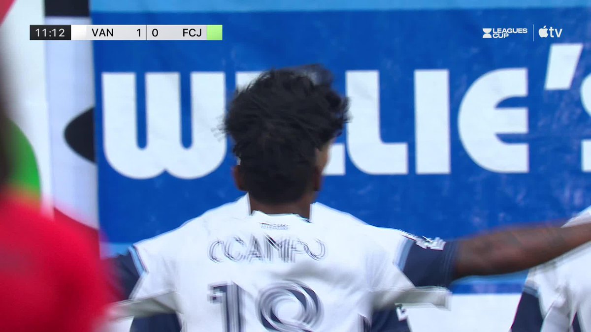 Jeevan Badwal with the clean finish to give Vancouver Whitecaps FC the lead against Juárez! 📺 Apple TV: