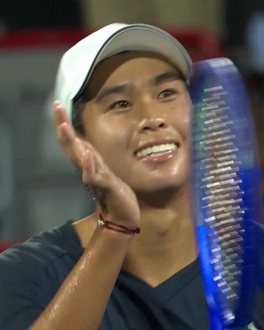 Top six-Tien secured 🔐 Tien speeds past Paul in the All-American duel, 6-3 6-2! #NBO26