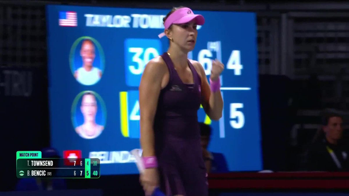 A match for the ages 🤩 Belinda Bencic finds a way past Townsend after three hours and 24 minutes to reach the Round of 16 in Toronto. #NBO26