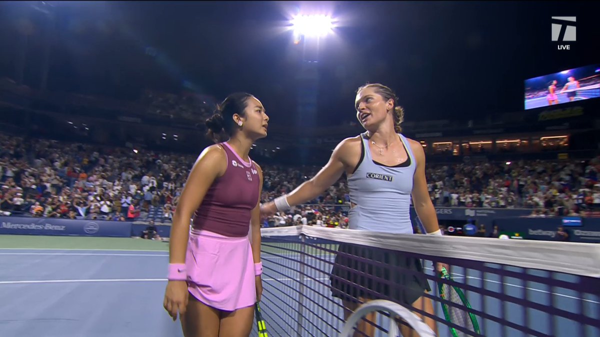 SHE'S DONE IT AGAIN 😤 Alex Eala advances to the fourth round, beating Caty McNally 6-3, 5-7, 6-4 in a late night EPIC ❤️🔥 The crowd is absolutely loving it 🇵🇭 🫶 #NBO26