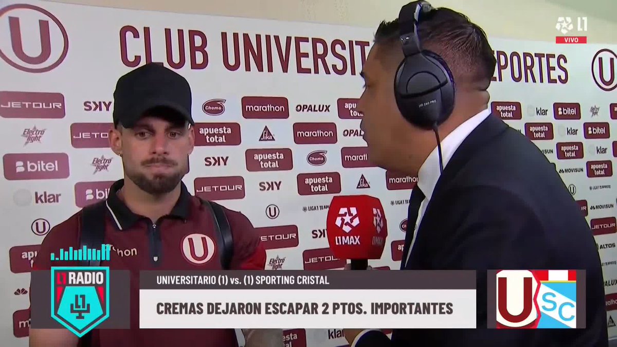 🎙️Juan Manuel Requena: "Hicimos un buen partido, fuimos DOMINADORES y en el mejor momento nuestro, estábamos más para el 2-0 que para el 1-1. Sentimos que hicimos cosas BUENAS" #L1Radio 📺 Conoce cómo ver L1MAX en vivo 👉