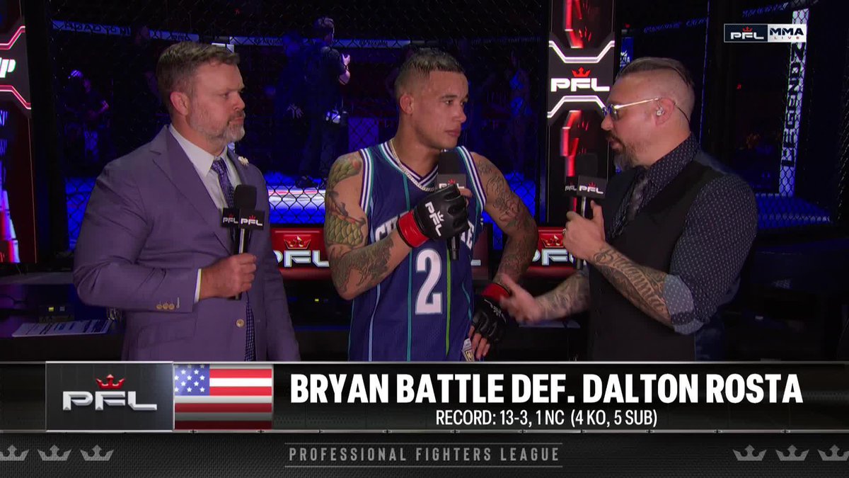 Bryan Battle vs. Jake Paul?? 👀 #PFLCharlotte | Main Card LIVE NOW on ESPN