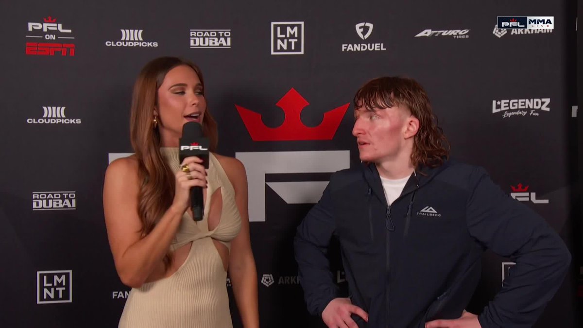 Typical Lewis McGrillen interview ๐ #PFLCharlotte | Main Card LIVE NOW on ESPN